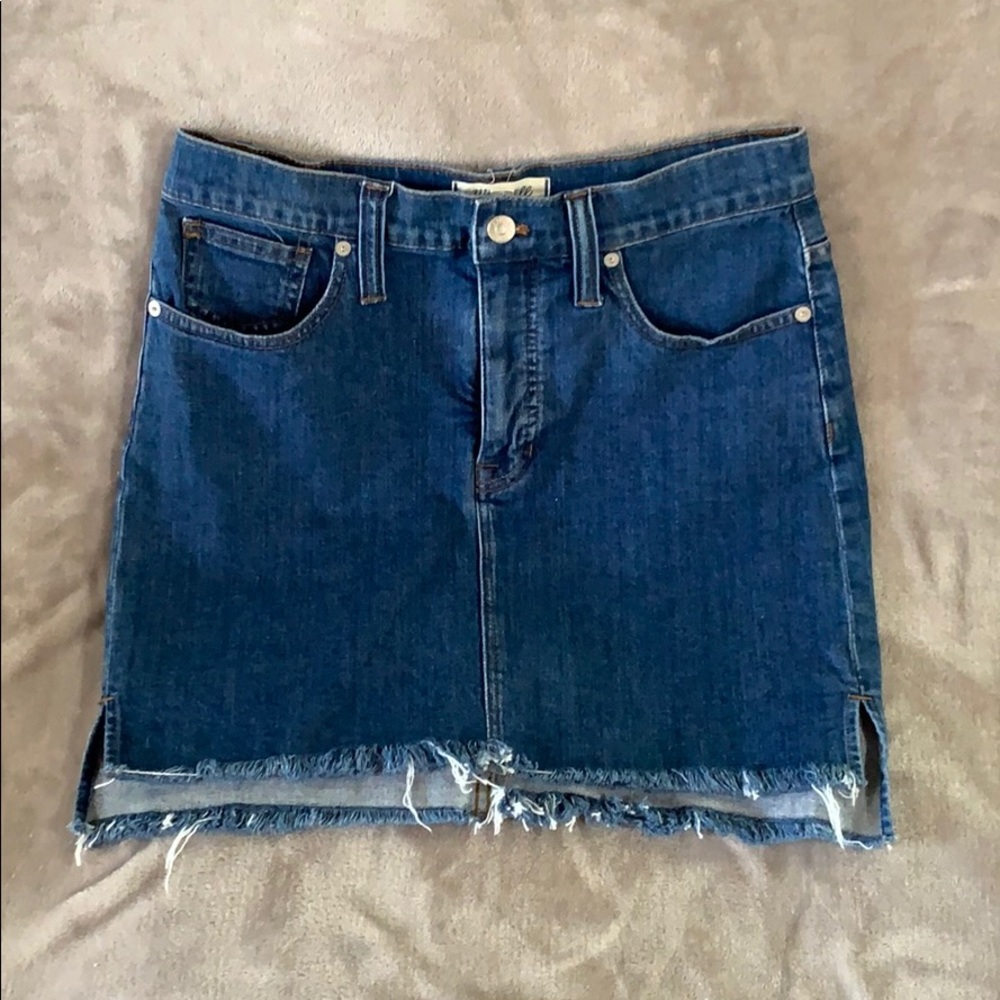 Madewell denim skirt